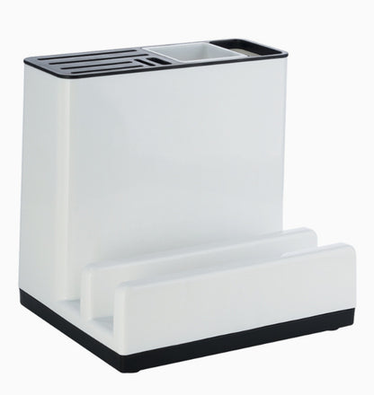 Kitchen Knife & Utensil Storage Rack – Multifunction Tableware Organizer for Countertop & Cabinet (Space-Saving Design)