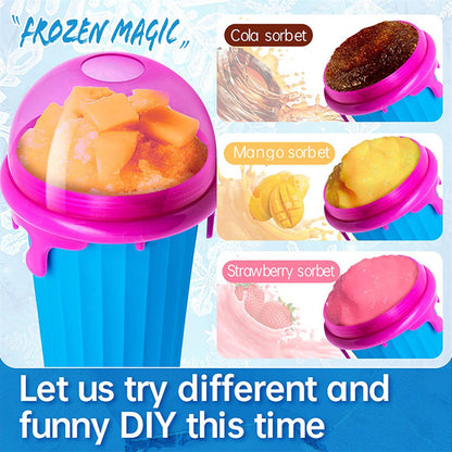 Magic Slushy Maker Cup (500ML) – Portable Instant Frozen Smoothie & Ice Cream Maker Bottle