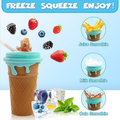 Magic Slushy Maker Cup (500ML) – Portable Instant Frozen Smoothie & Ice Cream Maker Bottle