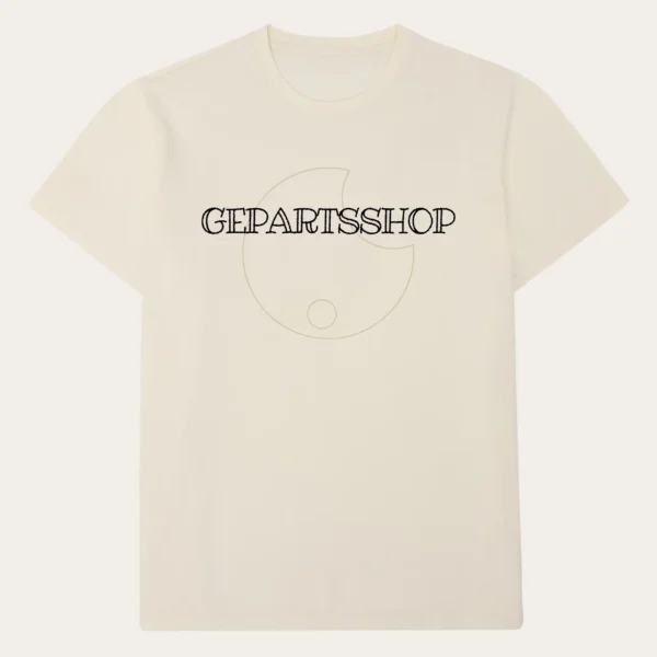 100% Organic Cotton Embroidered T - Shirt: Loose Fit, Breathable Essential for Daily Wear