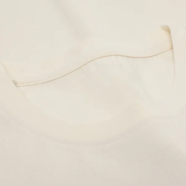 100% Organic Cotton Embroidered T - Shirt: Loose Fit, Breathable Essential for Daily Wear - Image 4